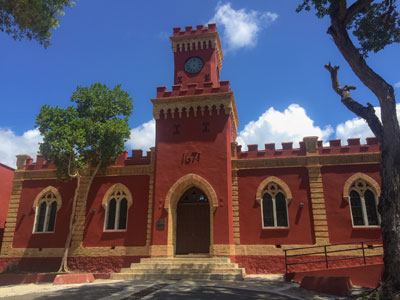 1671 building at St. Thomas